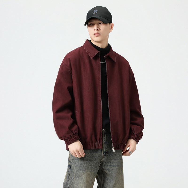 Herren Herbst Arbeitsjacke im lockeren Schnitt