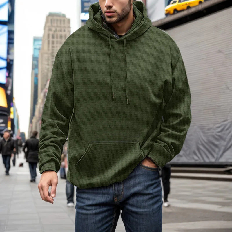 Korean Style Oversize Herren Pullover – Bedrucktes Langarmshirt im Loose Fit