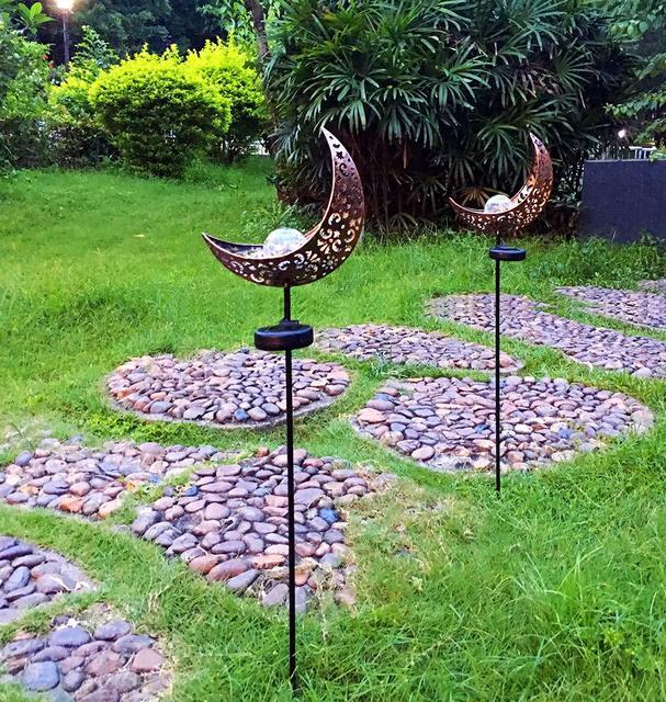 LED Solar Flammenlicht Metall LED Gartenlicht Flammeneffekt Lampe Wasserdichte Außenleuchten Landschaftslichter Solar Dekolicht