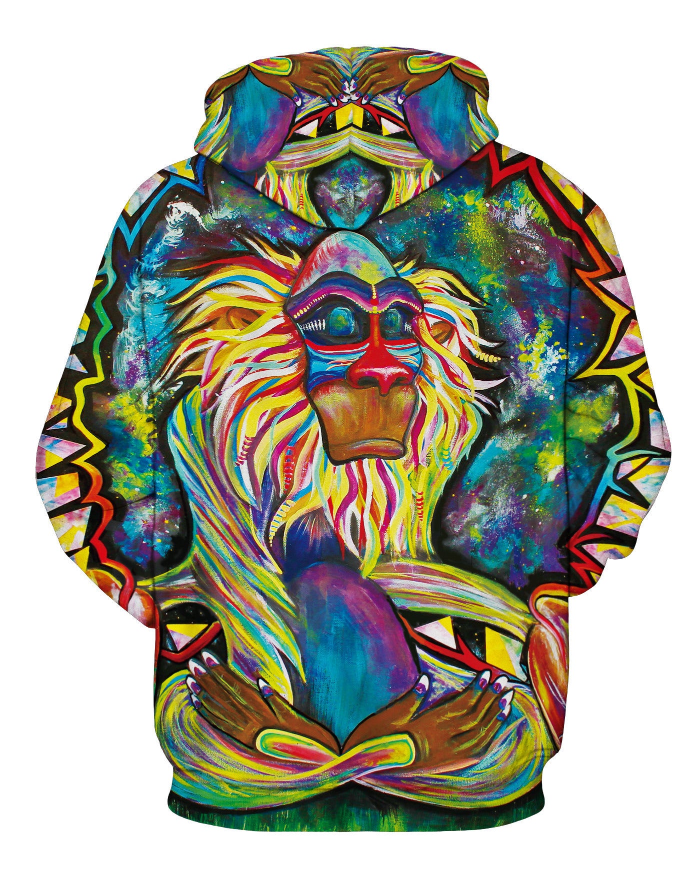 Unisex Hoodie mit 3D-Affen-Print – Streetwear Sweatshirt für Paare