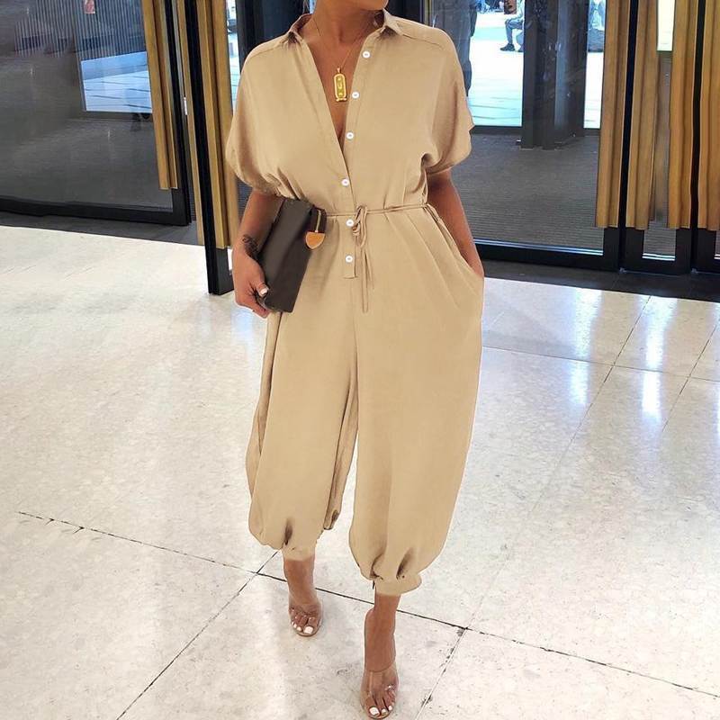 Retro Jumpsuit Knopfoverall