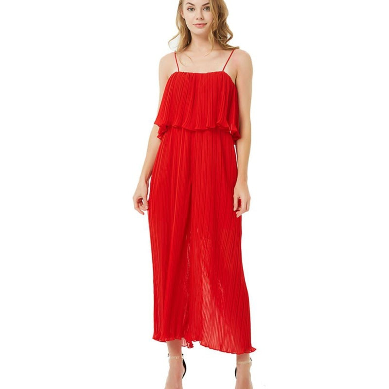 Eleganter sexy Rüschenoverall Damen