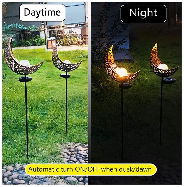 LED Solar Flammenlicht Metall LED Gartenlicht Flammeneffekt Lampe Wasserdichte Außenleuchten Landschaftslichter Solar Dekolicht