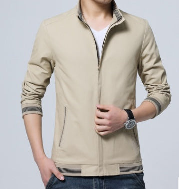 Herren Übergangsjacke aus reiner Baumwolle – Freizeitjacke für Frühling & Herbst