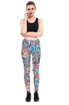 Wilde bunte Leggings