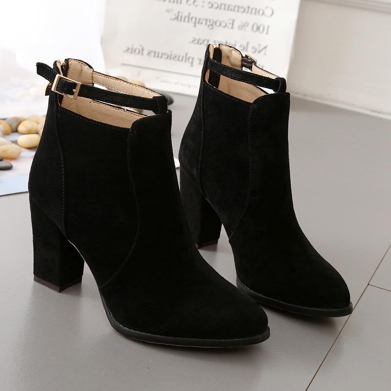 Martin-Stiefel mit hohen Absätzen für Damen
