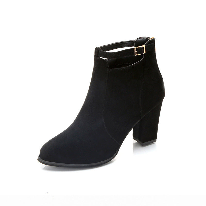Martin-Stiefel mit hohen Absätzen für Damen