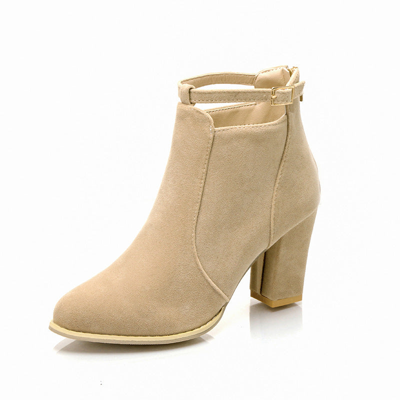 Martin-Stiefel mit hohen Absätzen für Damen