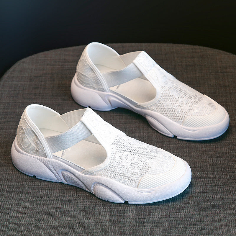 Fisherman Sandal Damen Sommer Muffin Plateau Atmungsaktiv Lässig Flach Fischerschuh Damen