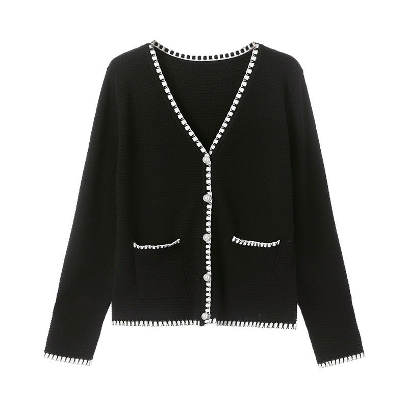 Strickpullover Retro Temperament Bluse Strickjacke Damen