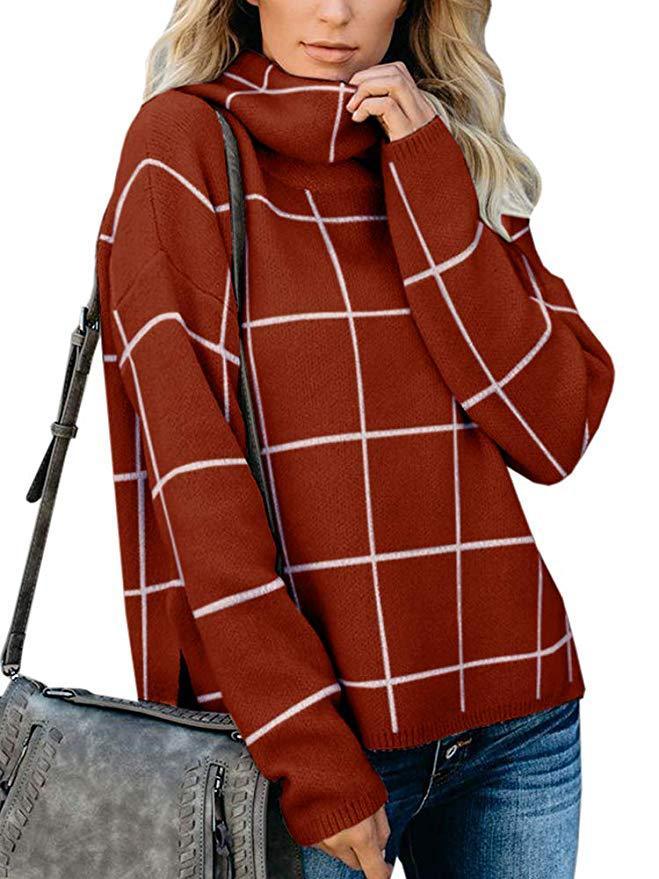 Karierter Pullover Pullover karierter Pullover