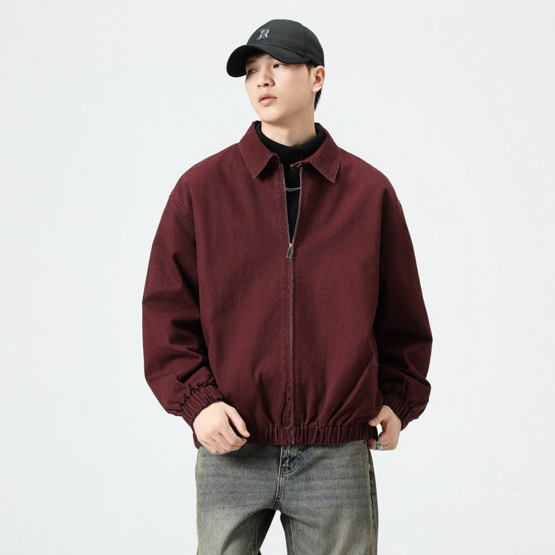 Herren Herbst Arbeitsjacke im lockeren Schnitt