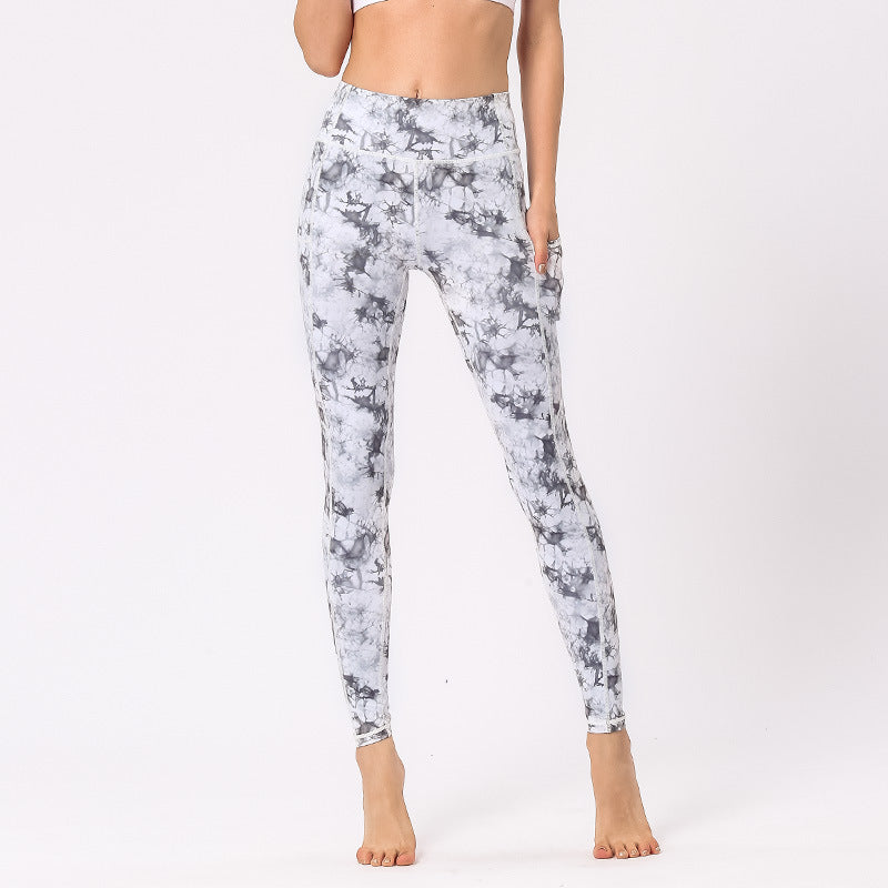 Leggings mit bedruckten Taschen