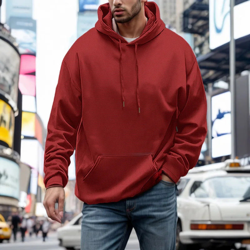 Korean Style Oversize Herren Pullover – Bedrucktes Langarmshirt im Loose Fit