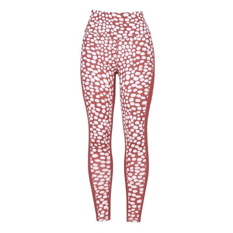 Leggings mit bedruckten Nähten