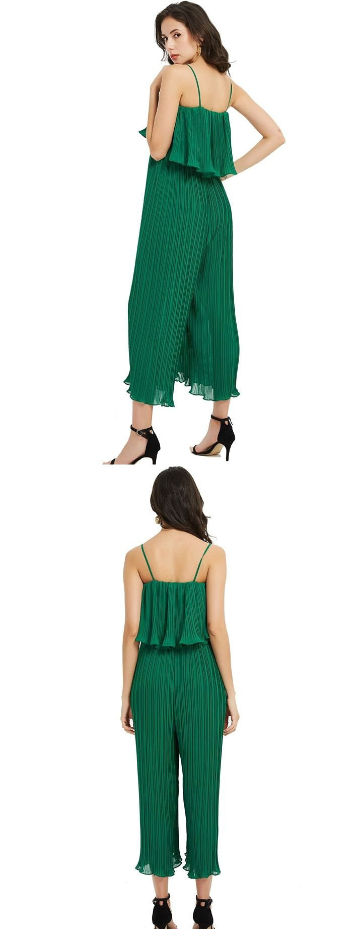 Eleganter sexy Rüschenoverall Damen