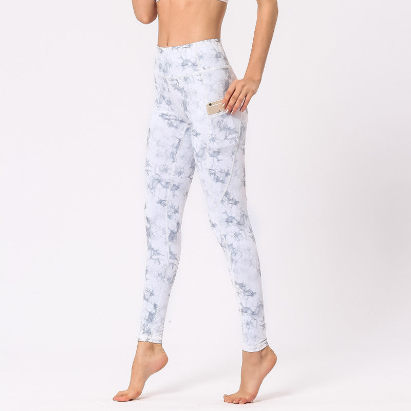 Leggings mit bedruckten Taschen