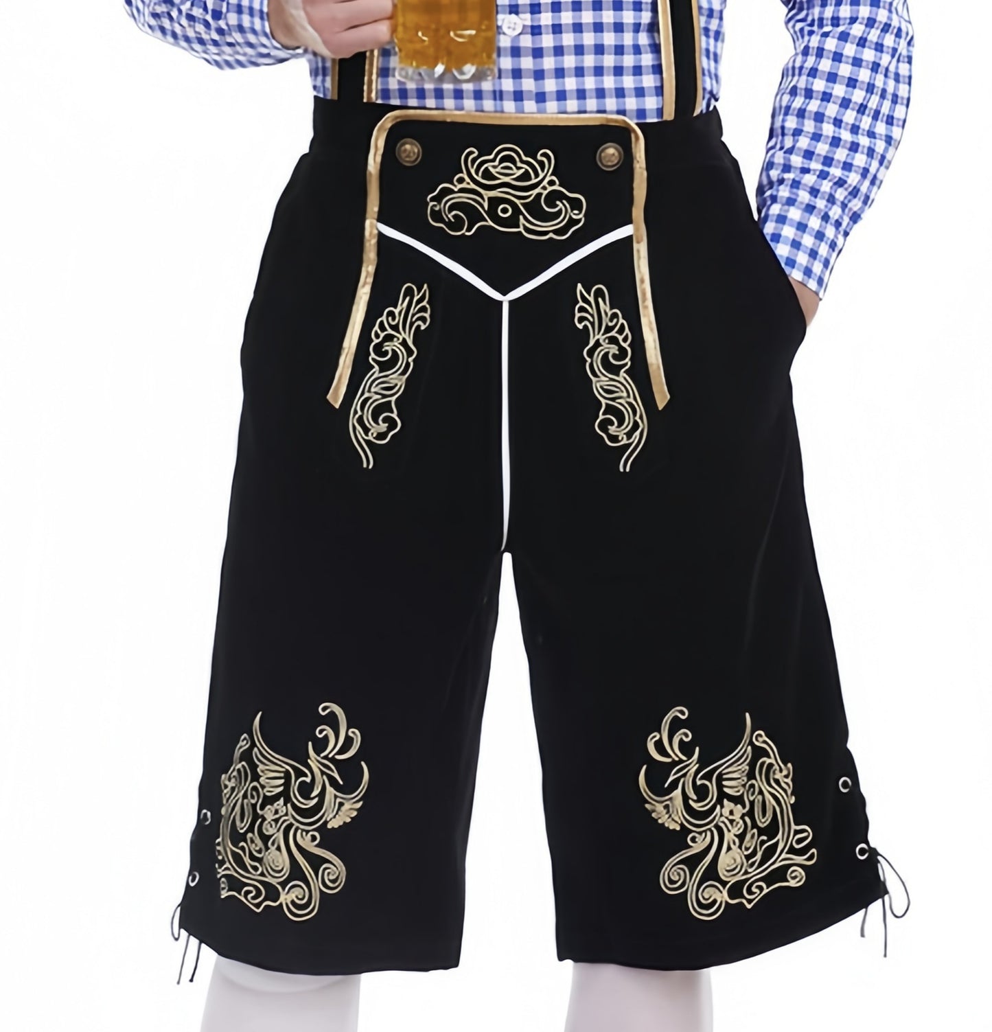 Fashion Personalized Beer Festival Men's Overalls Suit