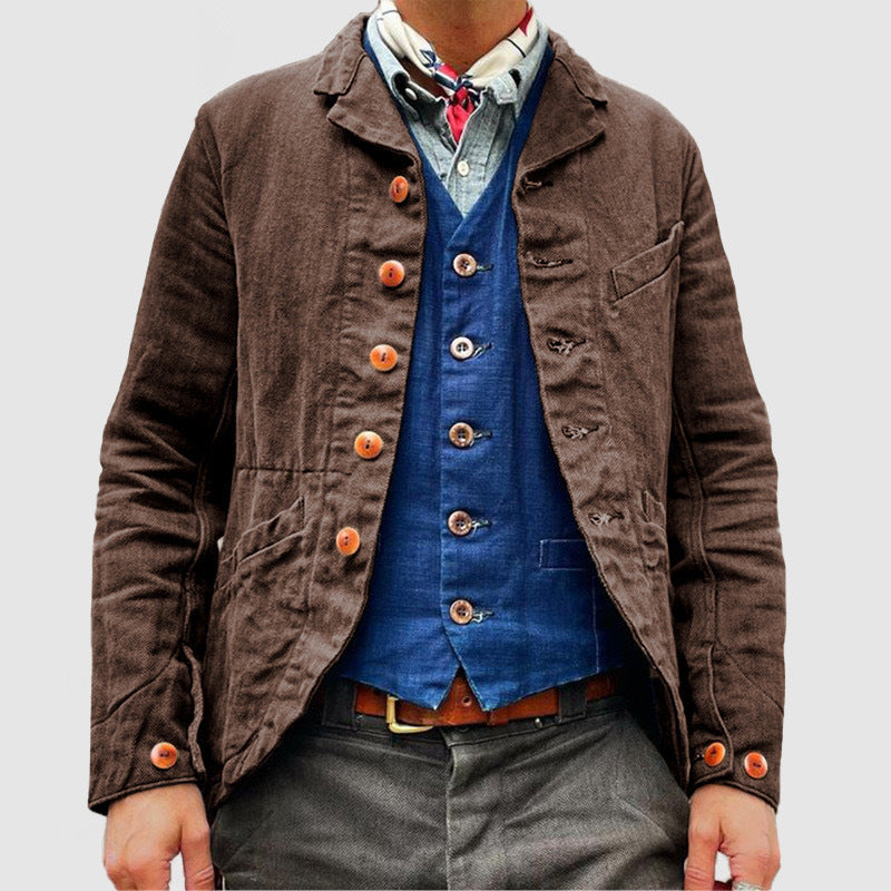 Herren Jeansjacke im Heavy-Wash-Look – Lockerer Schnitt für jede Jahreszeit