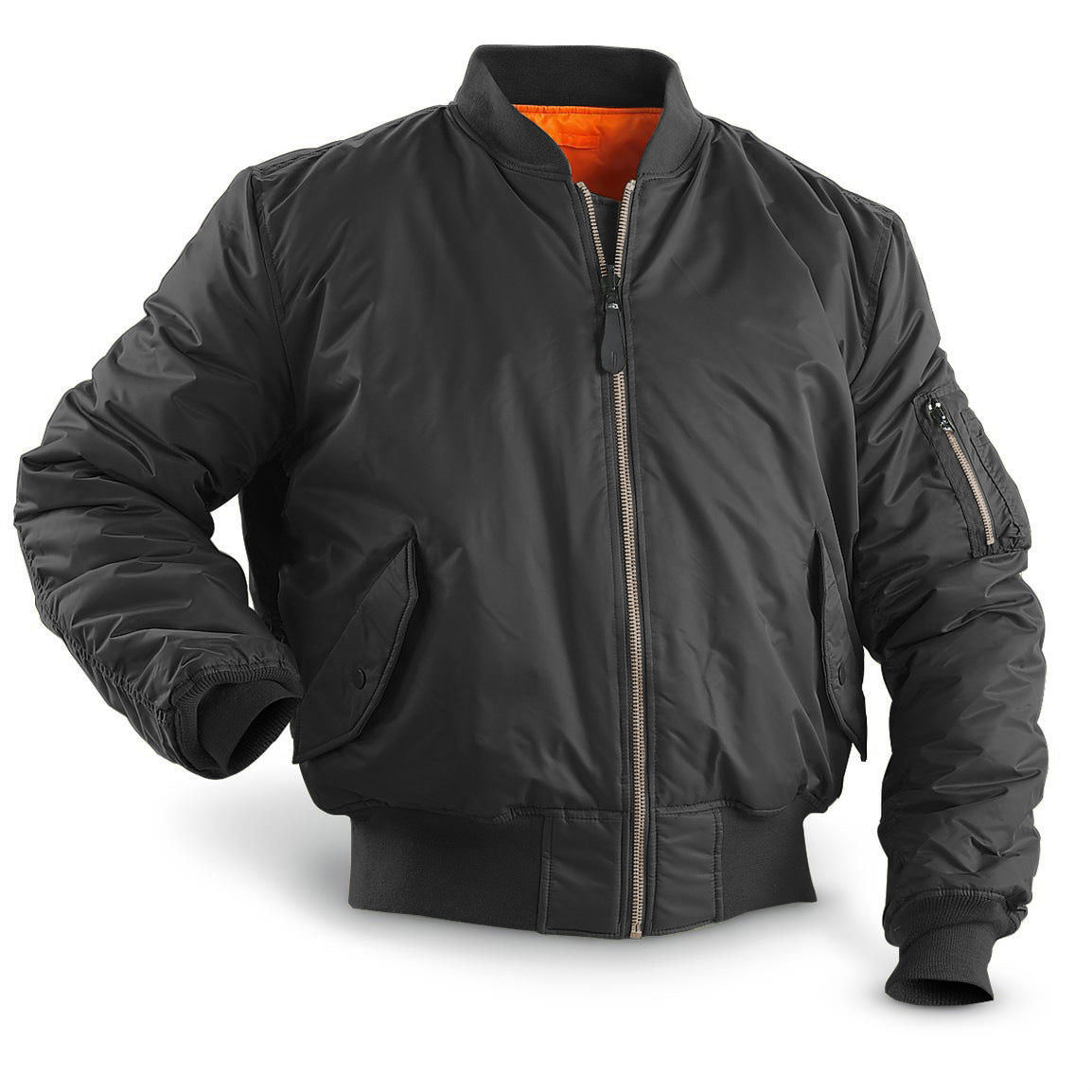 Herren Winter-Bomberjacke mit Thermofutter – Wasserabweisend im Military-Stil