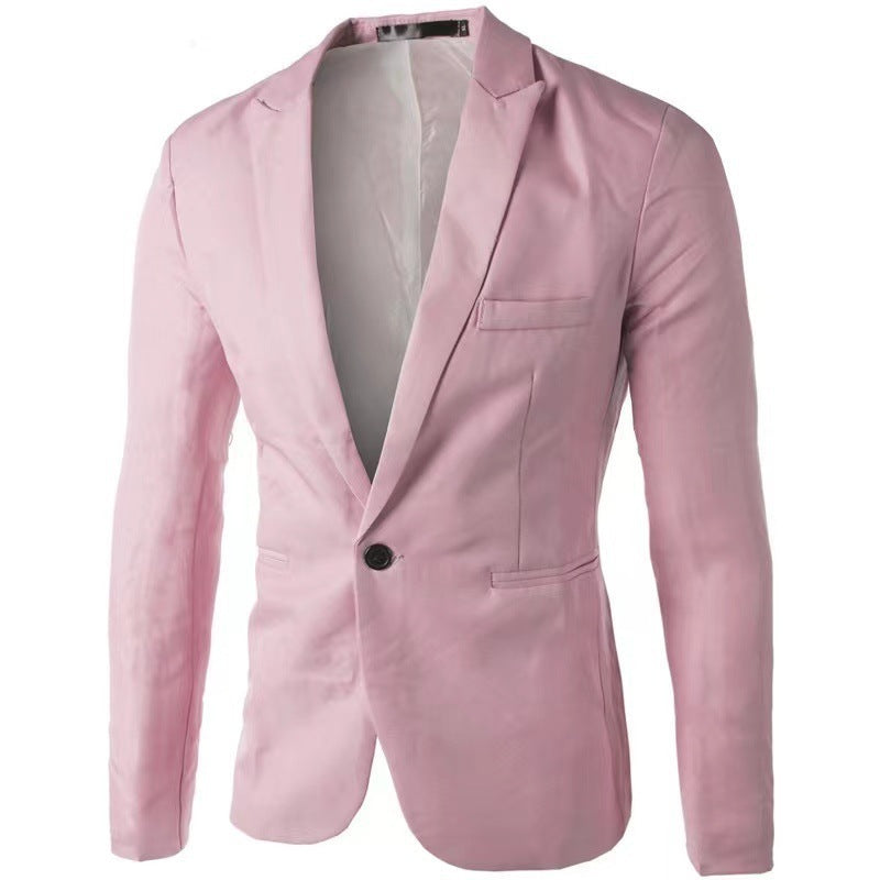 Herren Sakko Einreiher – Casual Style im Koreanischen Look