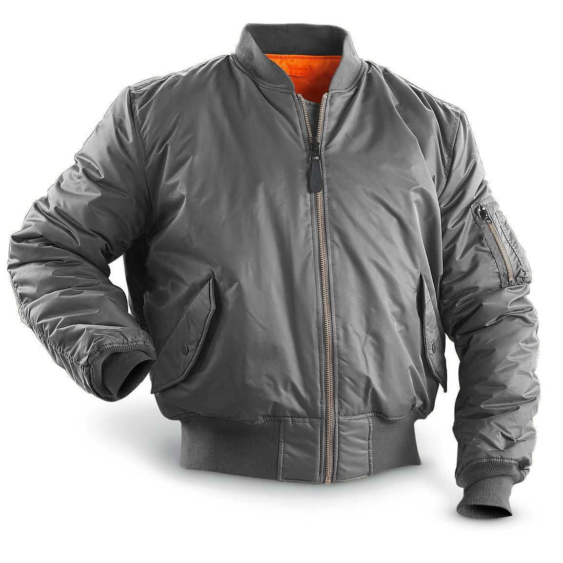 Herren Winter-Bomberjacke mit Thermofutter – Wasserabweisend im Military-Stil