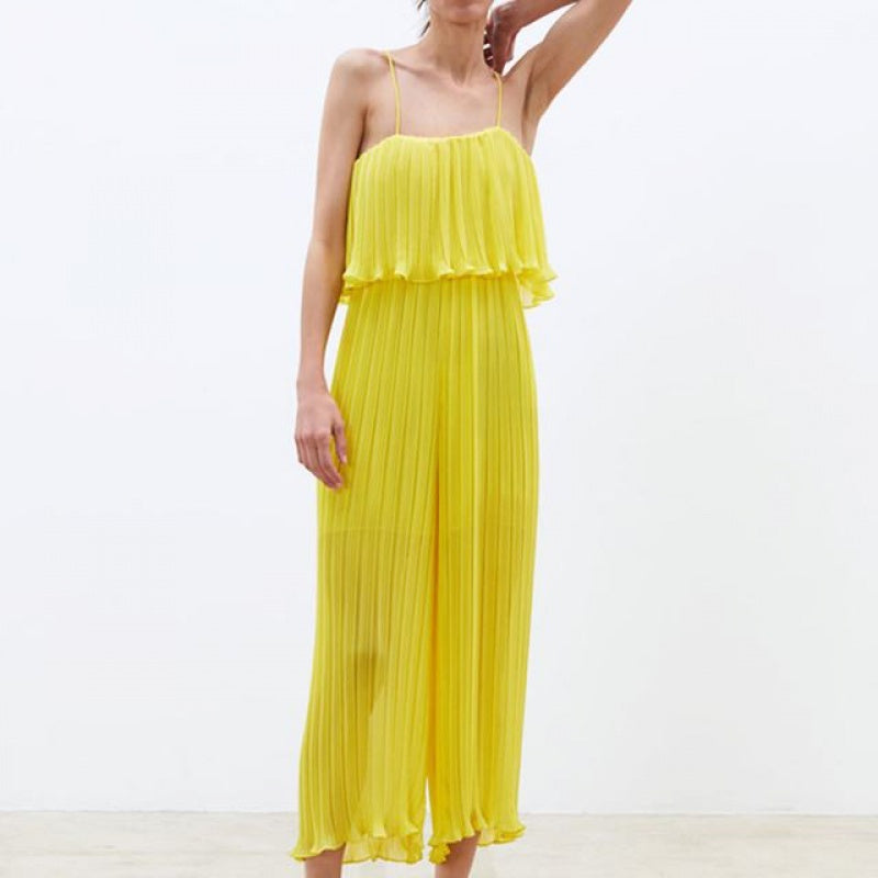 Eleganter sexy Rüschenoverall Damen