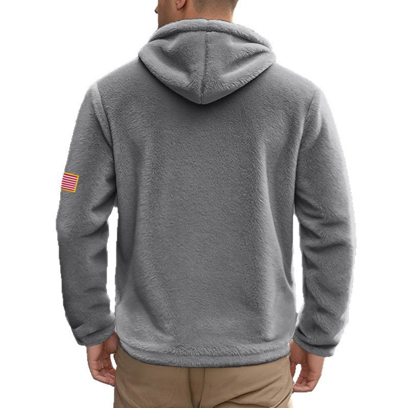 Herren Zipper Hoodie – Lockerer Bejirog Sweater mit Kapuze