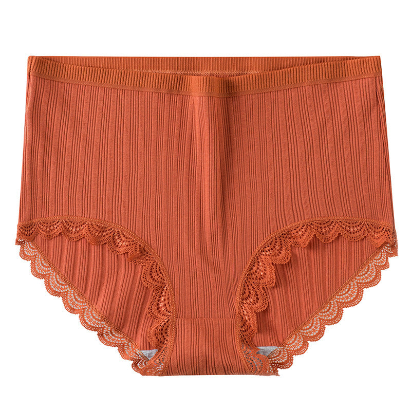 Atmungsaktive Baumwollunterwäsche mit hoher Taille für Damen