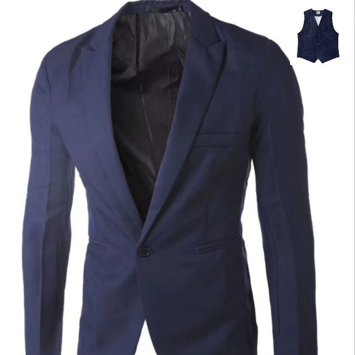 Herren Sakko Einreiher – Casual Style im Koreanischen Look
