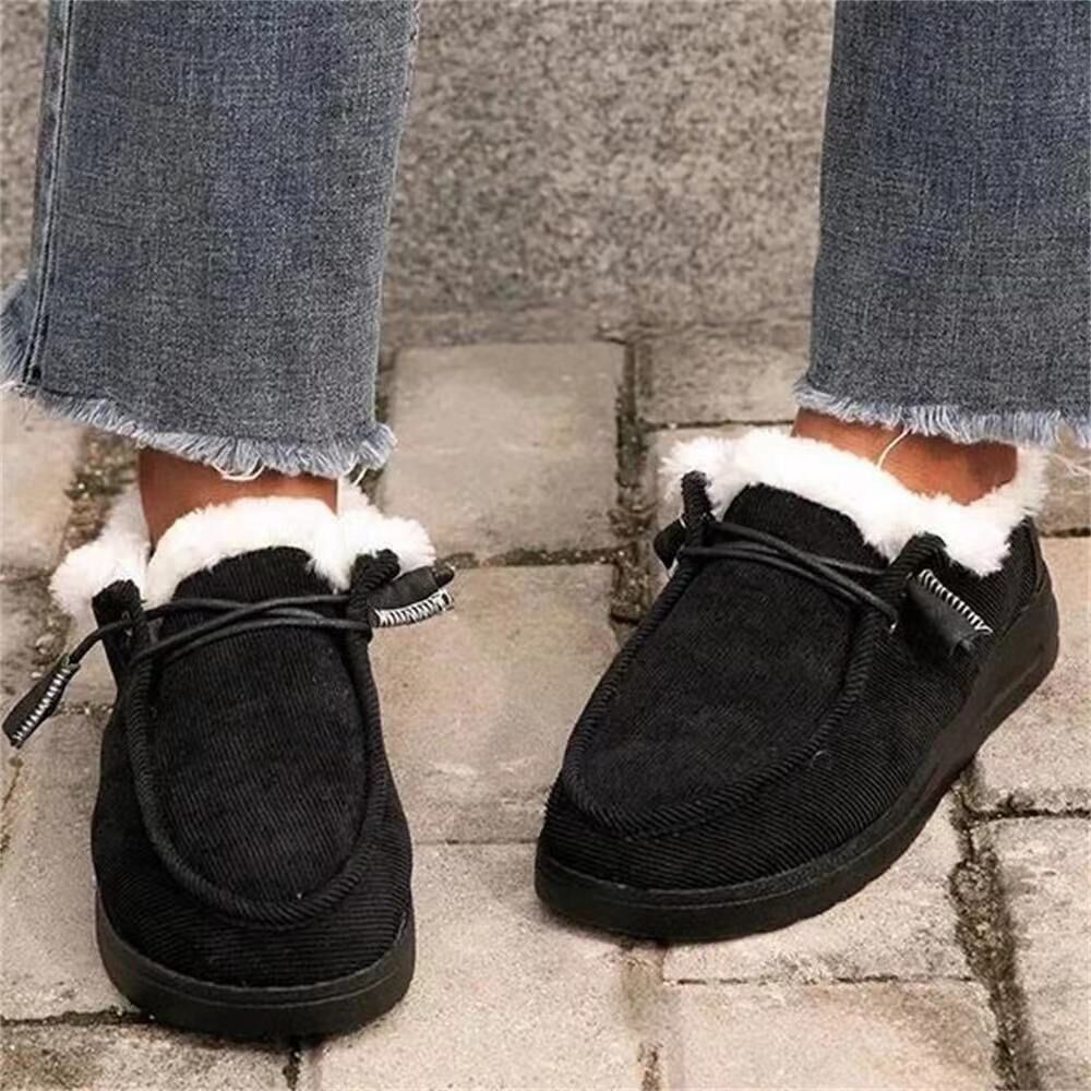 Schneestiefel Damen Warm Plüsch Stiefeletten Winterschuhe