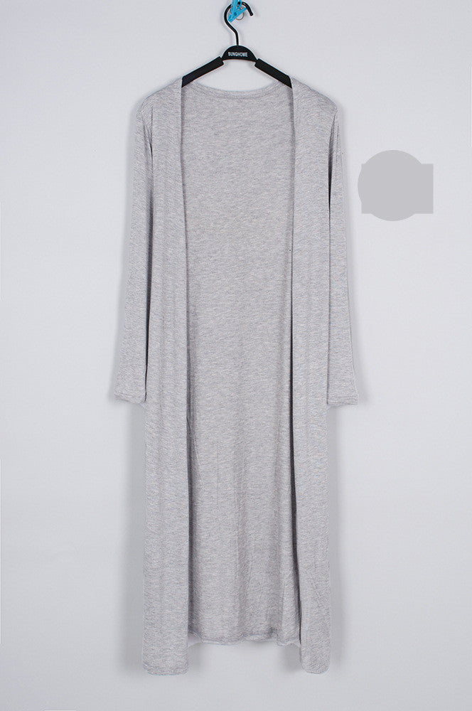 Lange modale Strickjacke Damen Schal Sonnenschutz Kleidung