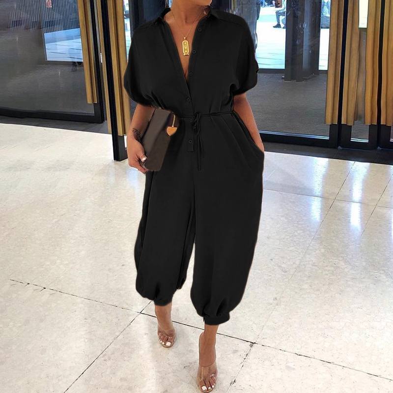 Retro Jumpsuit Knopfoverall
