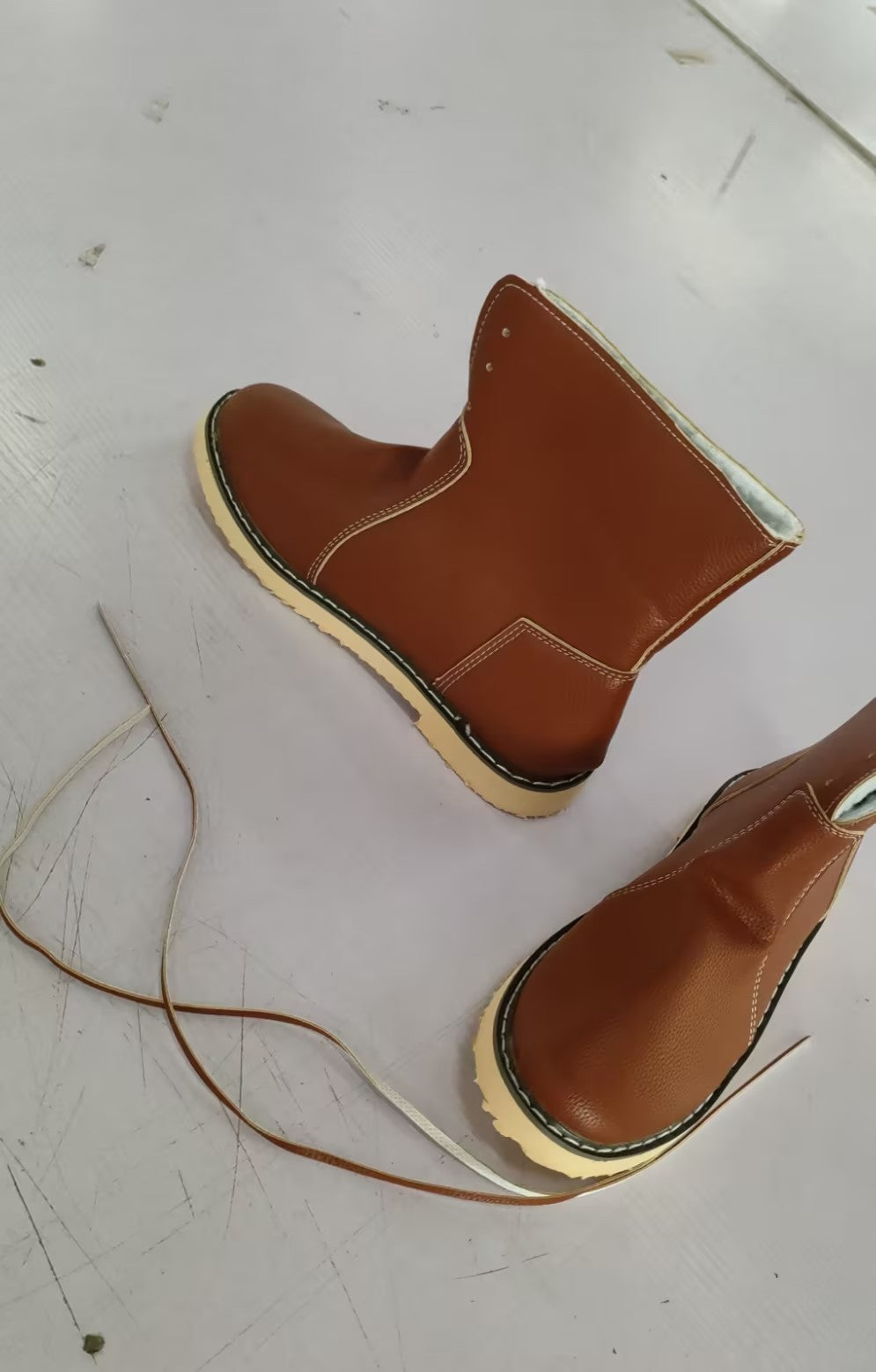 Damen Schneestiefel Damen Winter Pelz Plüsch Schnürstiefel