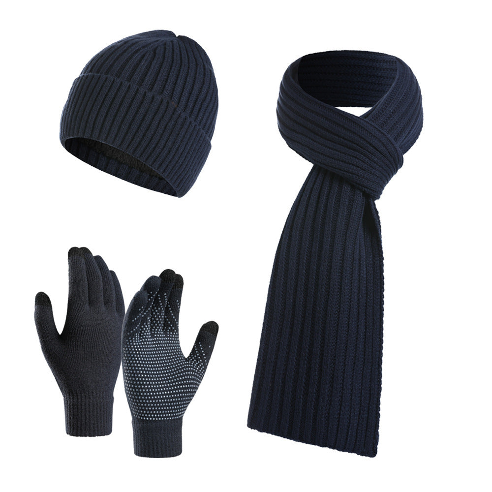 Winter Strick-Set 3-teilig – Mütze, Schal & Handschuhe, Unisex