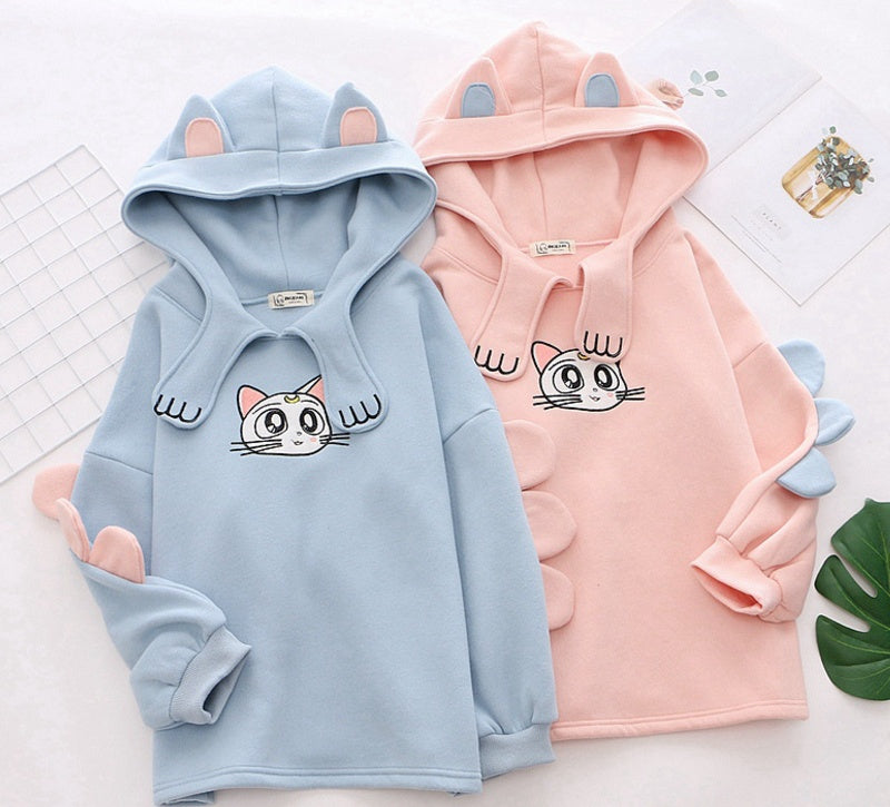 Merry Pretty Damen Hoodies Sweatshirt