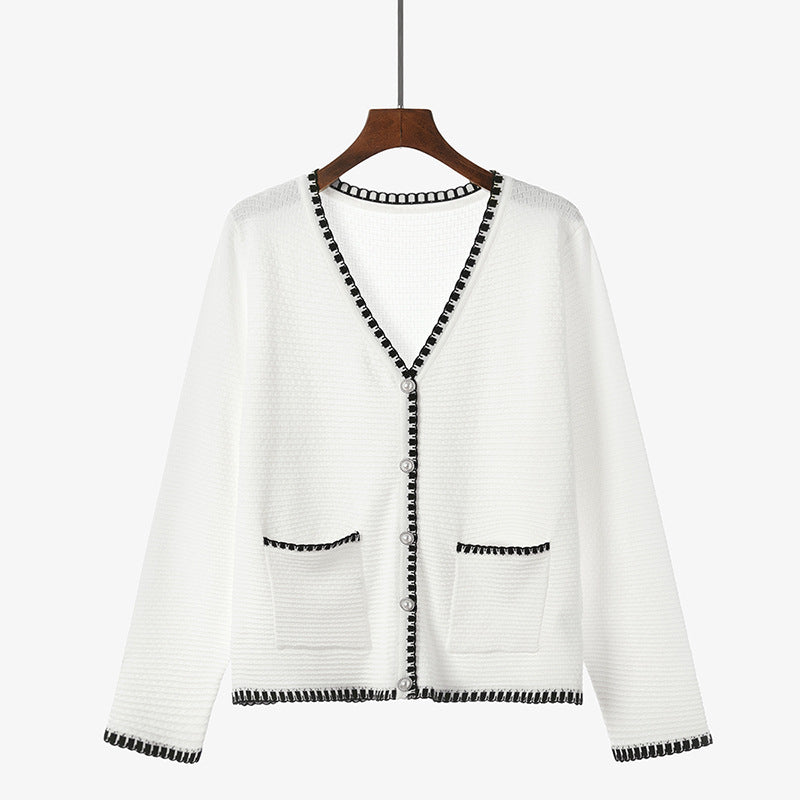 Strickpullover Retro Temperament Bluse Strickjacke Damen