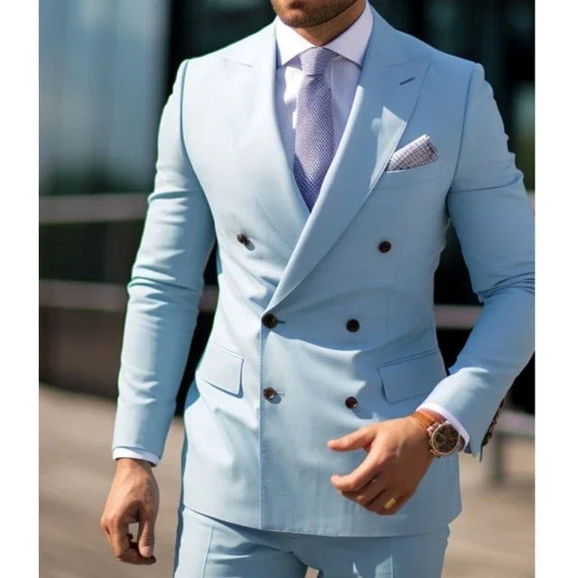 Herrenanzug Zweiteilig – Business-Stil mit schmalem Schnitt