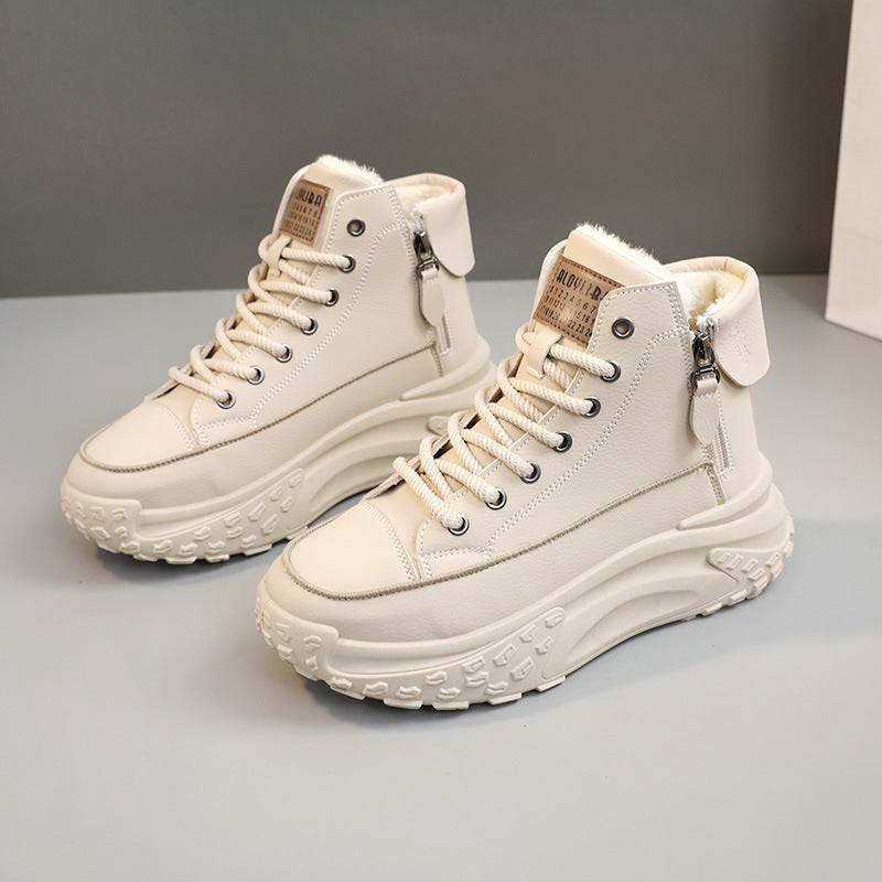 Damenschuhe Samt Warme Baumwollschuhe Freizeit Sport