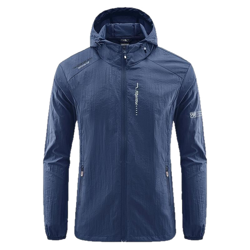 Herren Sommerjacke mit Kapuze – Leichte Outdoor-Sonnenjacke