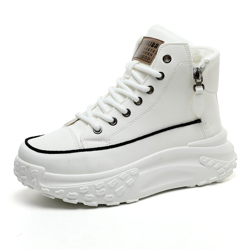 Damenschuhe Samt Warme Baumwollschuhe Freizeit Sport