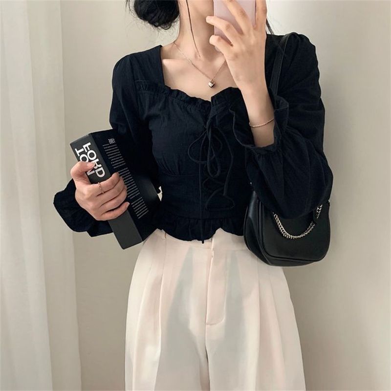Retro Minority Einfache Bluse für Damen