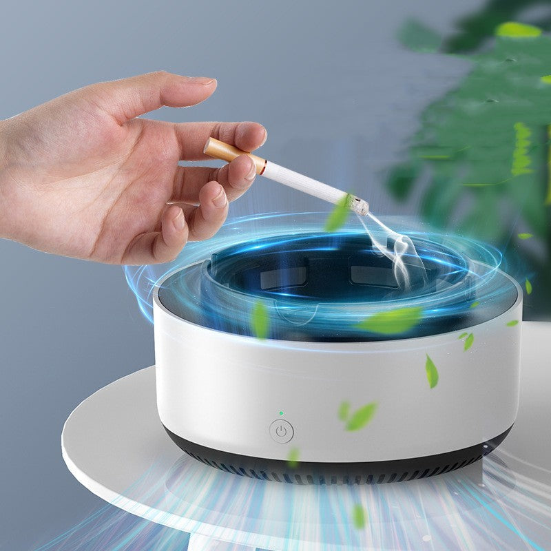 Rauchentfernung Luftreinigung Aschenbecher Anionenreinigung Praktischer automatischer Luftreiniger Aschenbecher Tragbare Gadgets für Autoaschenbecher