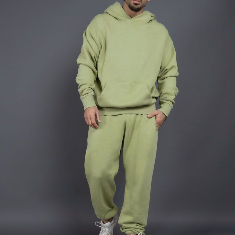 Herren Freizeitanzug – Kapuzenpullover & Jogginghose aus Baumwolle