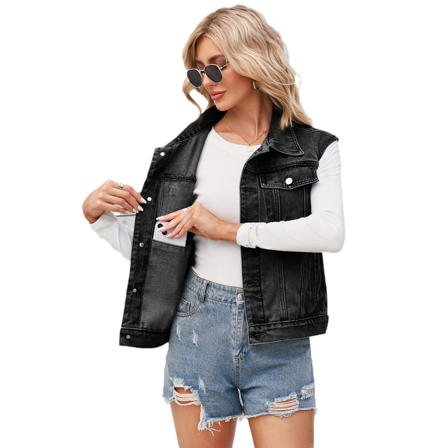Jeansweste für Damen