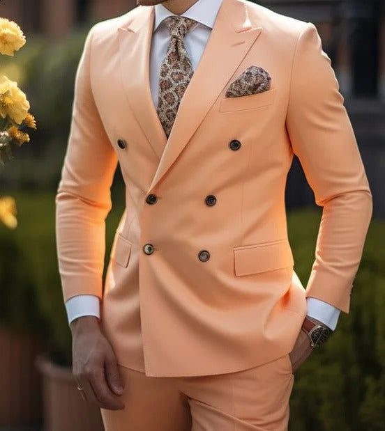 Herrenanzug Zweiteilig – Business-Stil mit schmalem Schnitt