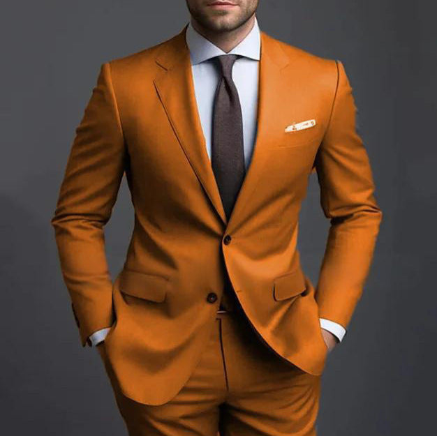 Herrenanzug Zweiteilig – Slim Fit Business Casual Anzug für Alltag & Anlass