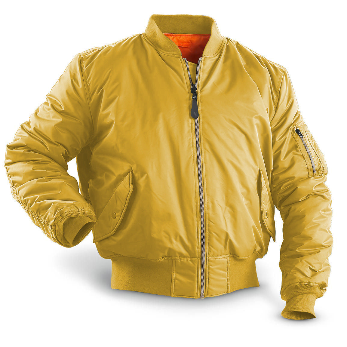 Herren Winter-Bomberjacke mit Thermofutter – Wasserabweisend im Military-Stil