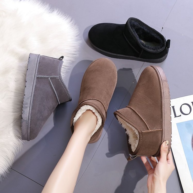 Verdickte Plüschstiefel für Damen