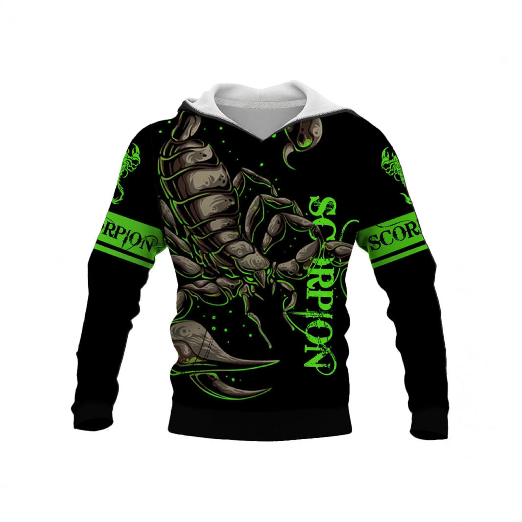 Vikings 3D Hoodie Herren – Lässiges Sweatshirt mit Kapuze für Frühling & Herbst